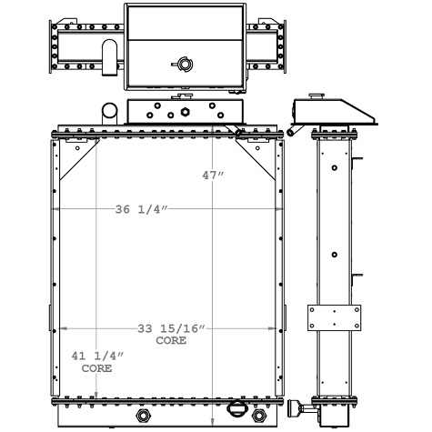 451077 - Ferrara Fire Truck Radiator Radiator