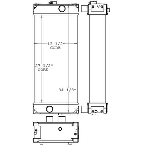 451079 - Caterpillar D5G Radiator Radiator