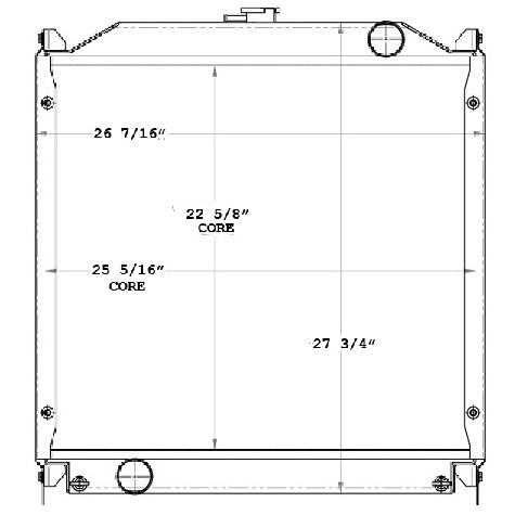 451080 - Airman SDG-45S Air Compressor Radiator Radiator