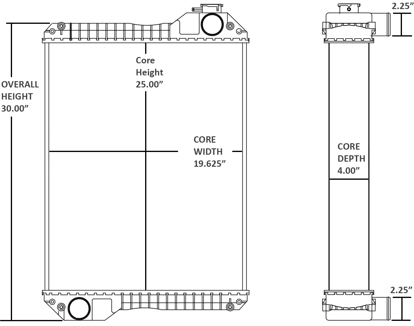 451089 - Construction Equipment Radiator Radiator