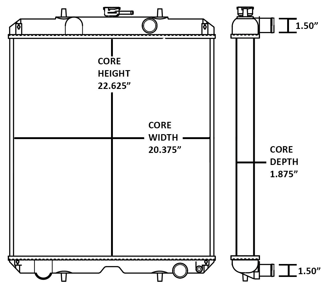 451096 - Takeuchi T130 Radiator Radiator