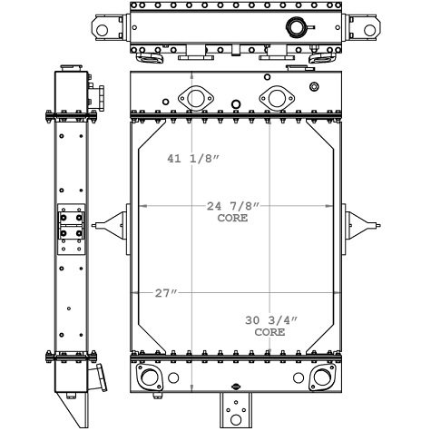 451103 - Kalmar Ottawa Yard Truck Radiator Radiator