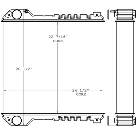 451105 - Volvo BL60 Radiator Radiator