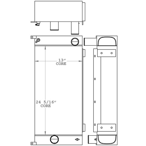 451106 - Glama Mobile Furnace Charging Machine Radiator Radiator