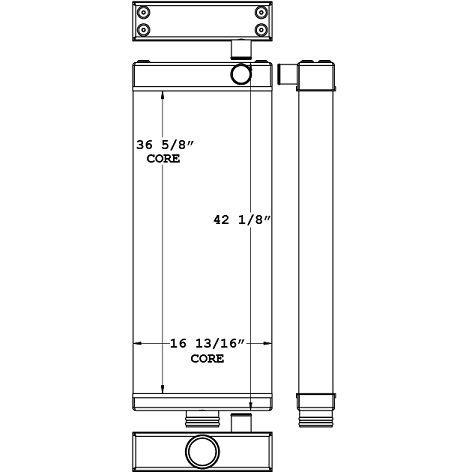 451107 - Komatsu HD325-7 & HD405-7 Radiator Radiator