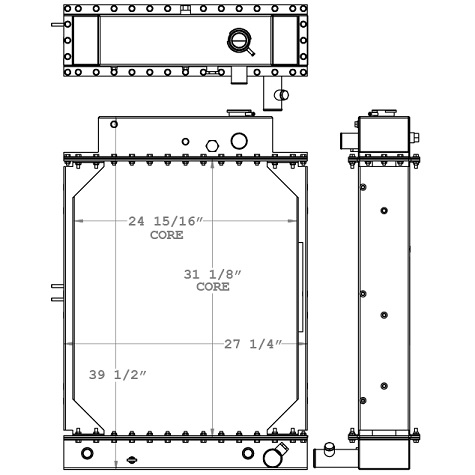 451115 - Yard Truck Radiator Radiator