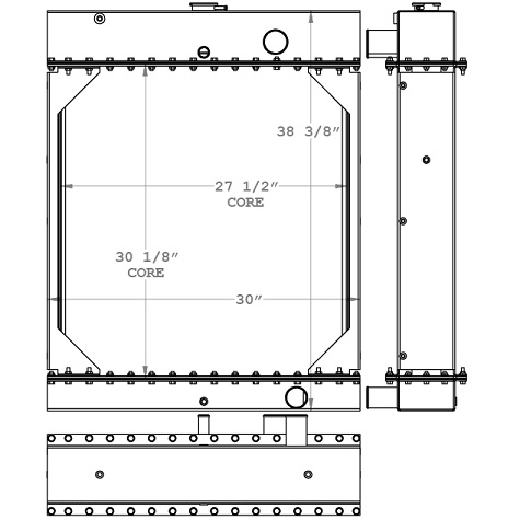 451118 - Watson Drill Rig Radiator Radiator