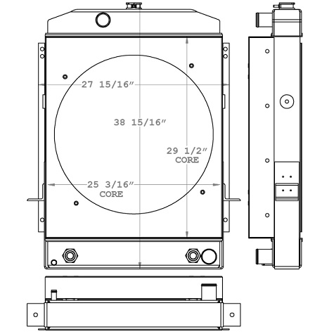 451130 - Hitachi 60Z-IV Radiator Radiator