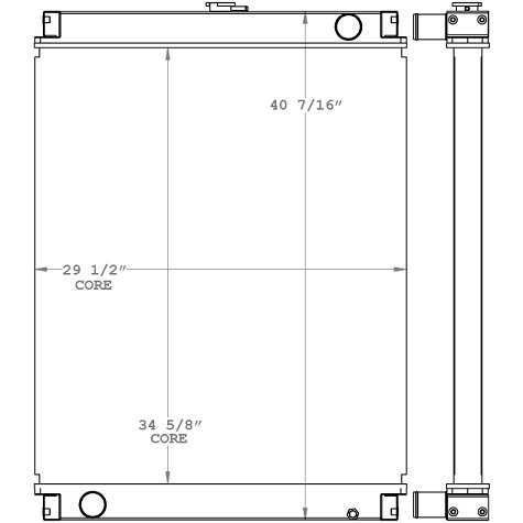 451131 - Komatsu PC228US-LC Radiator Radiator