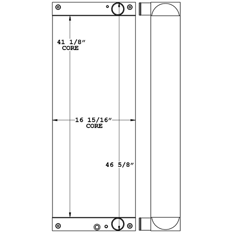 451152 - Norberg Impact Crusher Radiator Radiator