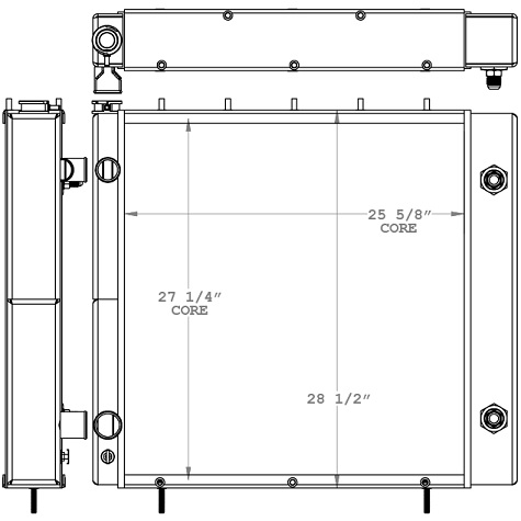 451158 - JLG G10-55A & G12-55A Telehandler Radiator Radiator