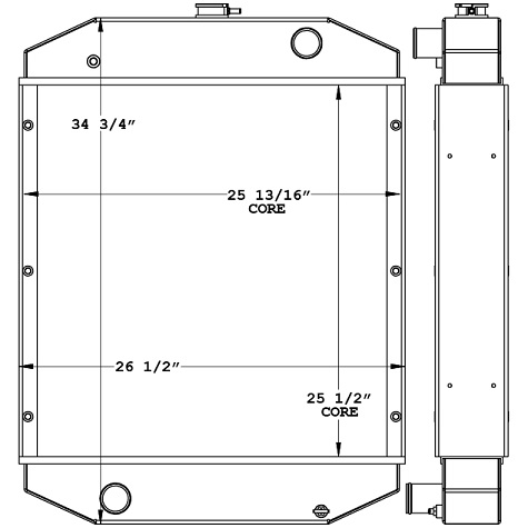 451161 - Onan Generator Radiator Radiator