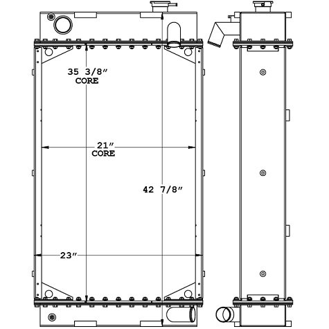 451162 - Hyundai HL740 Radiator Radiator