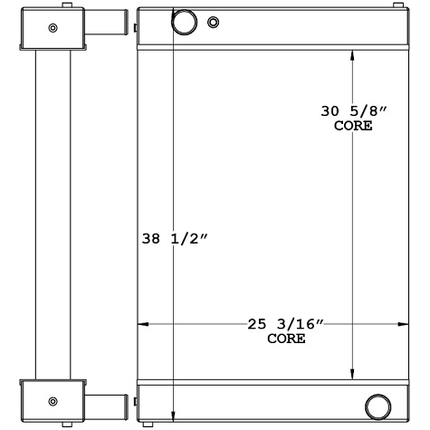 451165 - Volvo Wheel Loader Radiator Radiator