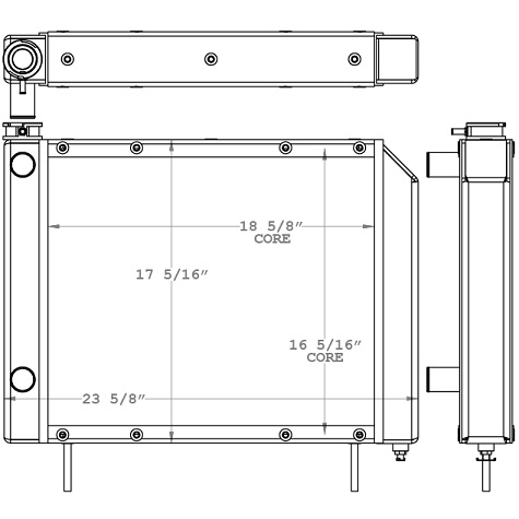 451166 - Ingersoll Rand / Volvo Compact Roller Radiator Radiator