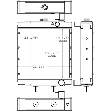 451173 - Gradall 543D Telehander Radiator Radiator