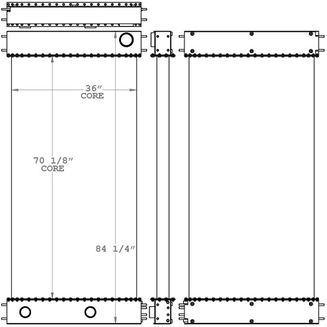 451178 - Manitowoc 2250 Crane Radiator Radiator