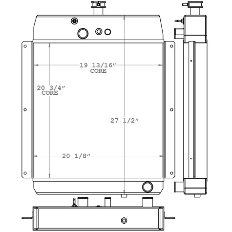 451179 - Lincoln Welder Radiator Radiator