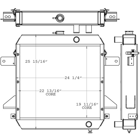 451191 - Volvo MC90 Skidsteer Radiator Radiator