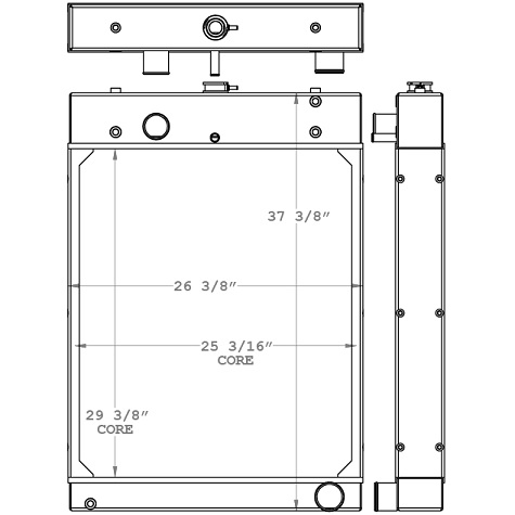 451192 - Cummins Power Products Radiator Radiator