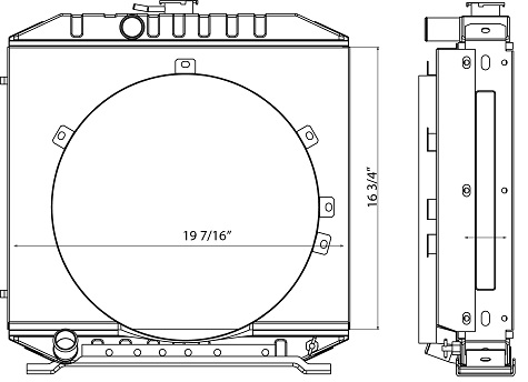 451194 - Kubota Radiator Radiator