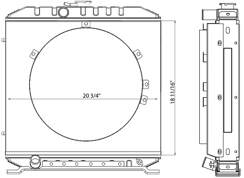 451195 - Kubota Radiator Radiator