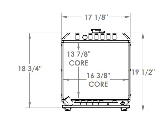 451196 - Kubota Radiator Radiator