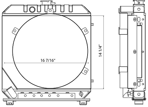 451197 - Kubota Radiator Radiator