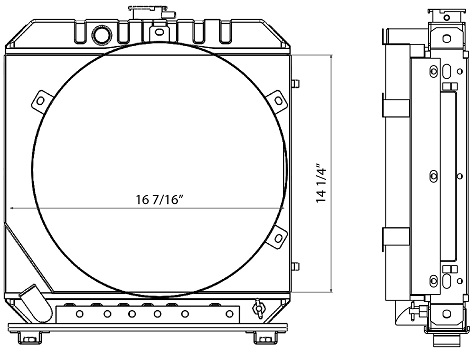 451198 - Kubota Radiator Radiator