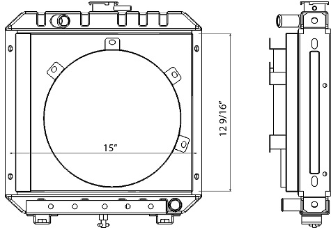 451199 - Kubota Radiator Radiator