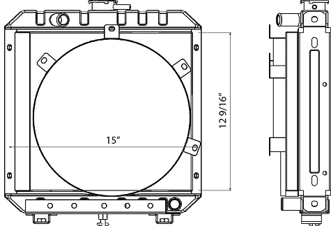 451200 - Kubota Radiator Radiator