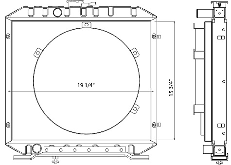 451201 - Kubota Radiator Radiator