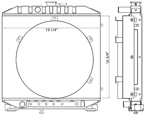 451202 - Kubota Radiator Radiator