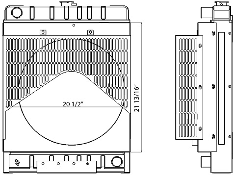 451203 - Kubota Radiator Radiator