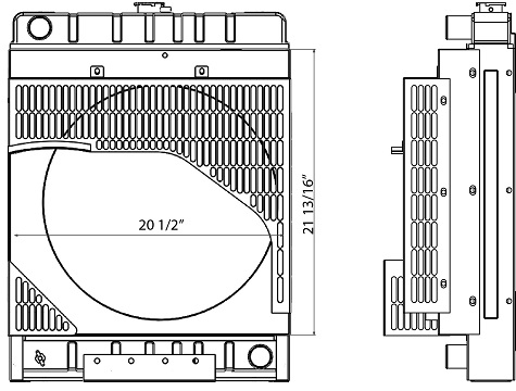 451204 - Kubota Radiator Radiator