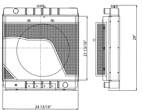 451206 - Kubota Radiator Radiator