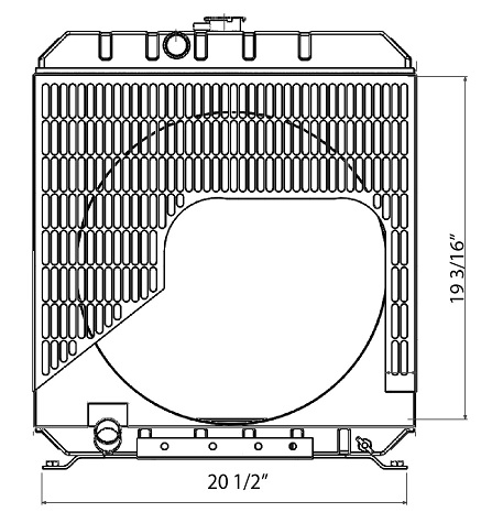 451207 - Kubota Radiator Radiator