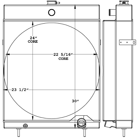 451209 - Well Pump Radiator Radiator