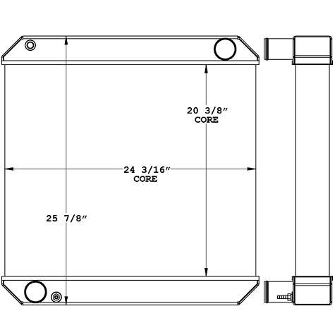 451210 - Deutz Engine Radiator Radiator