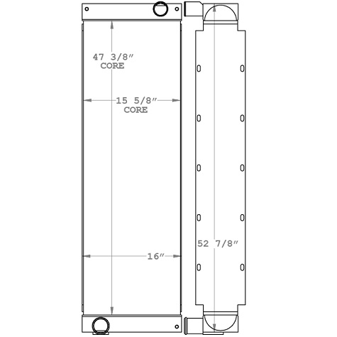 451215 - Asphalt Processor Radiator Radiator