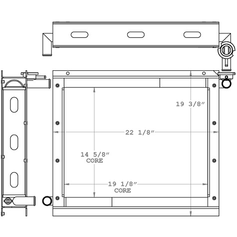 451219 - Yard Jockey Radiator Radiator