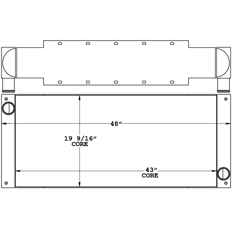 451220 - KPI GT440 Rock Crusher Radiator Radiator