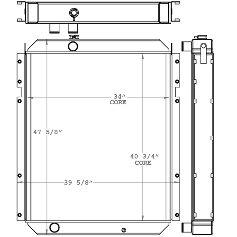 451222 - Caterpillar 330 Radiator Radiator