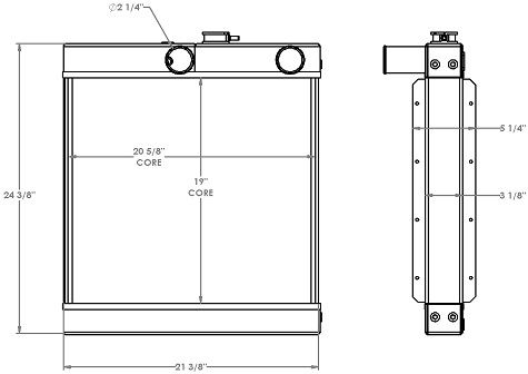 451228 - TLD Pushback Tractor Radiator