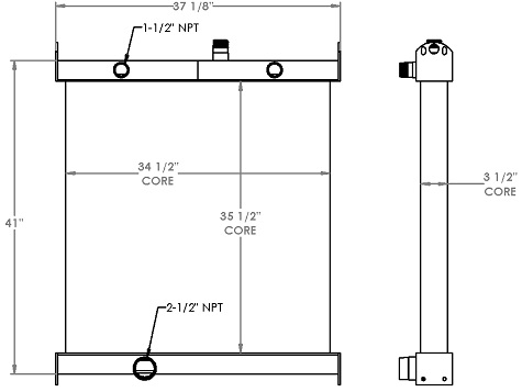 451230 - Rock Crusher Radiator Radiator