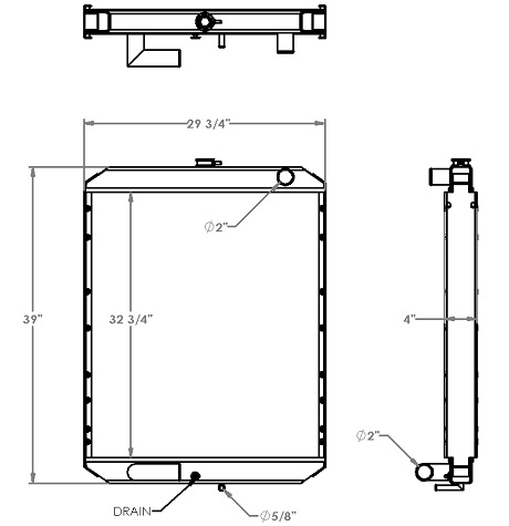 451235 - Komatsu PC228US-3 Radiator Radiator