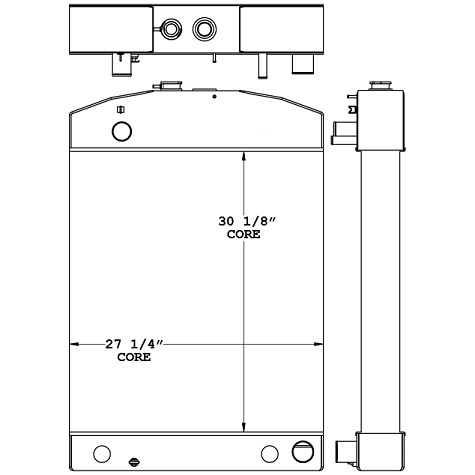 451237 - Komatsu WA320-1 Radiator Radiator