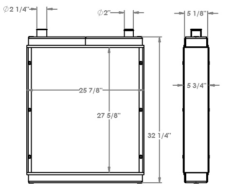 451240 - Johnson Sweeper Radiator Radiator