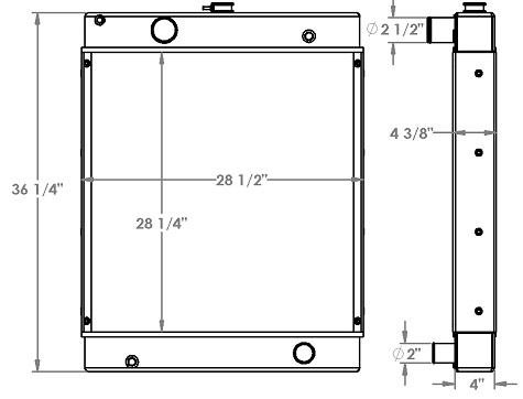 451245 - Kohler Generator Radiator Radiator