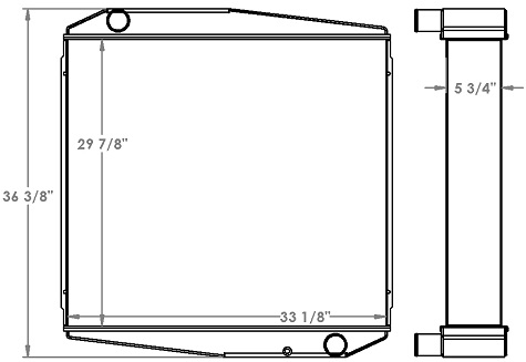 451254 - Volvo L110G Radiator Radiator